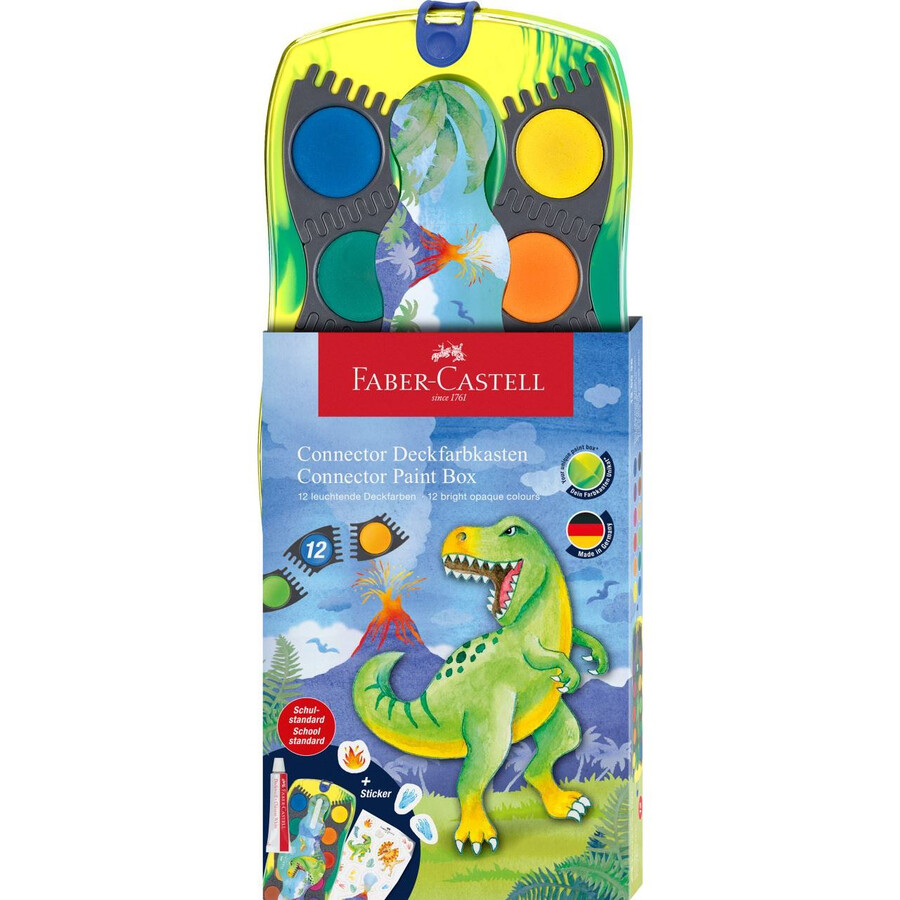 spojnica kutije za boju s dinosaurom