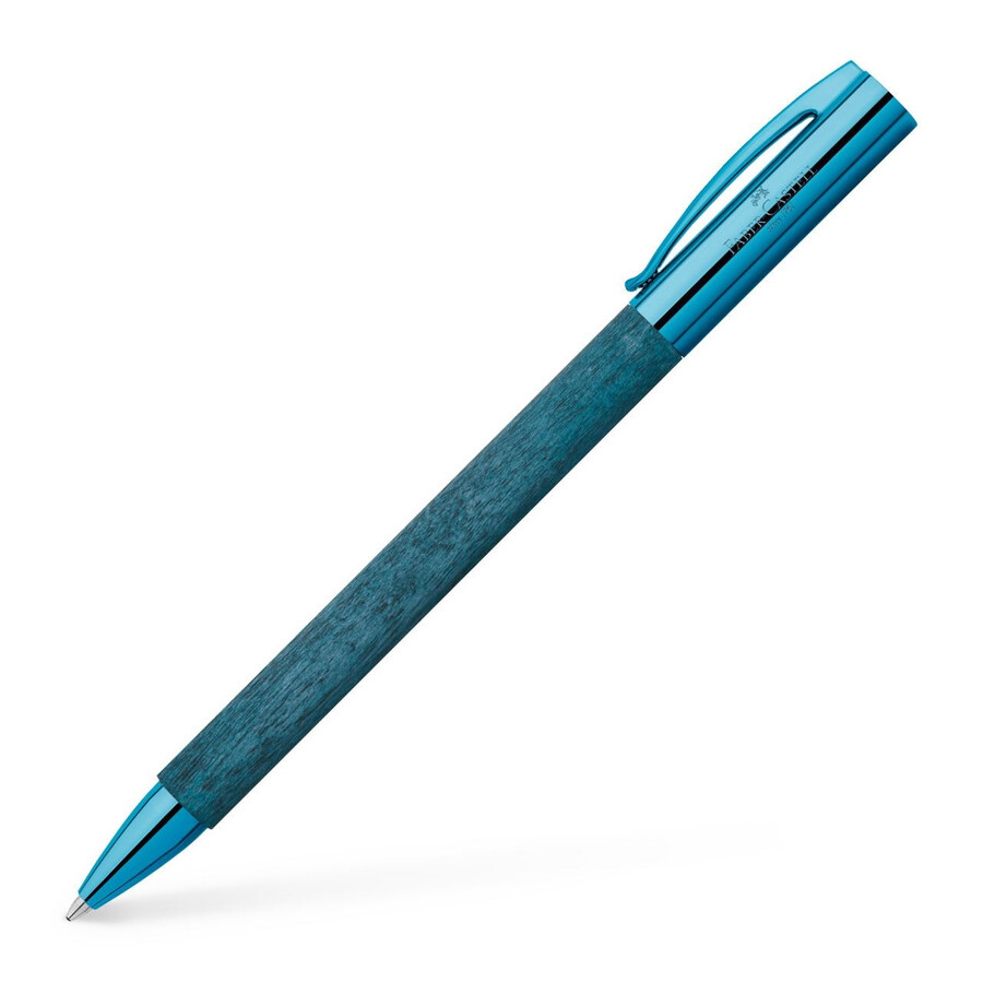 kemijska olovka ambition blue wood twist