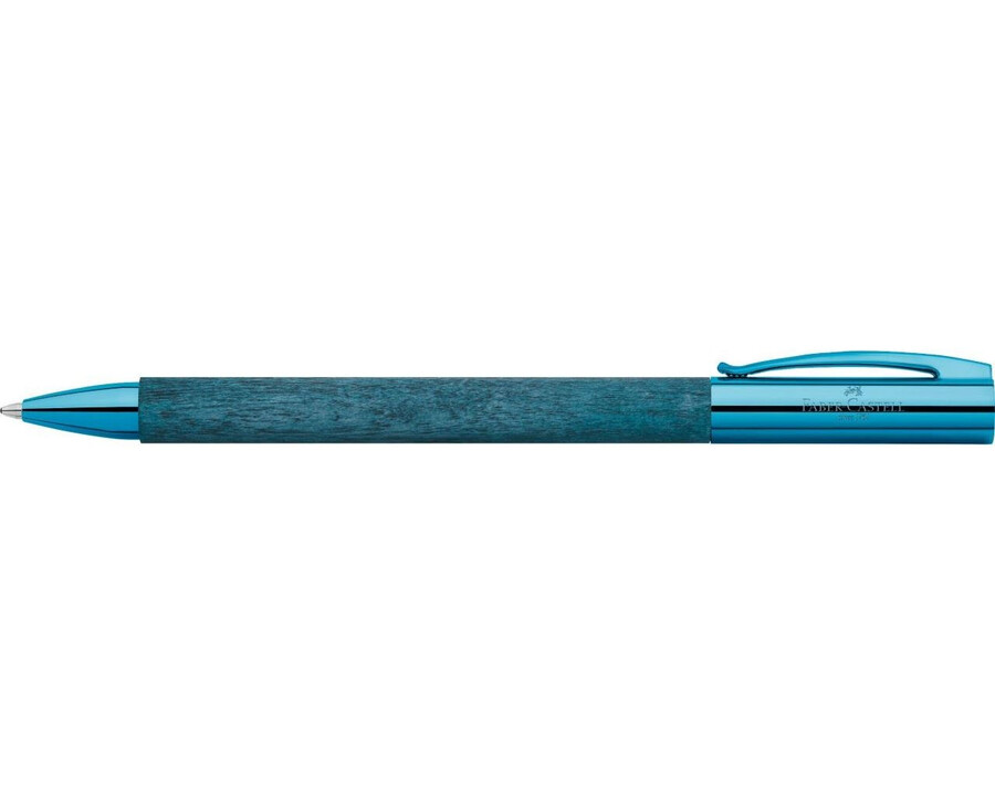 kemijska olovka ambition blue wood twist