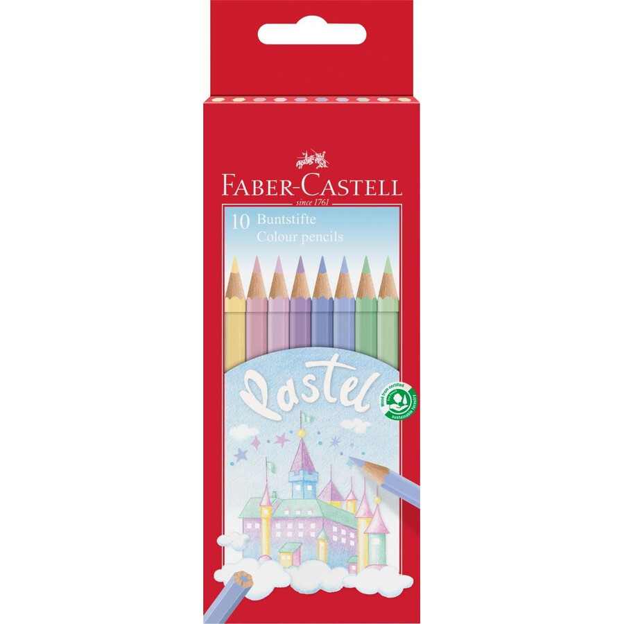 pakiranje od 10 pastelnih olovaka