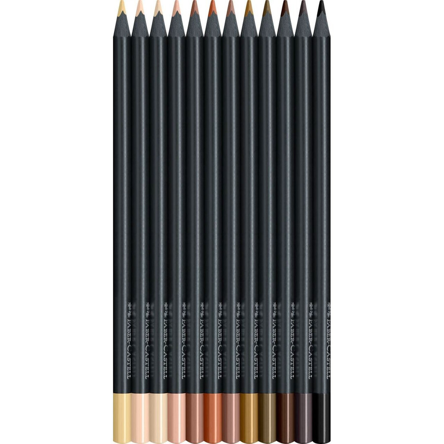 olovke u boji black edition nijanse kože 12x