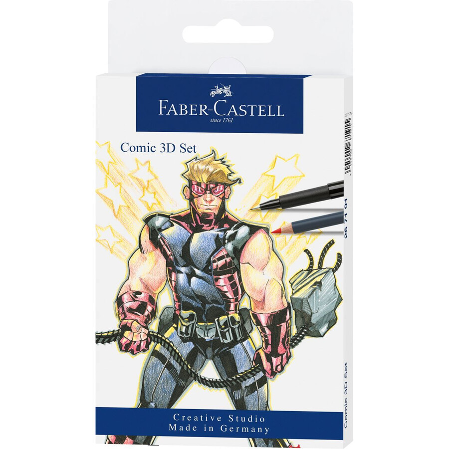 3d set za ilustracije stripa