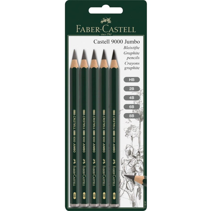 castell 9000 jumbo grafitna olovka