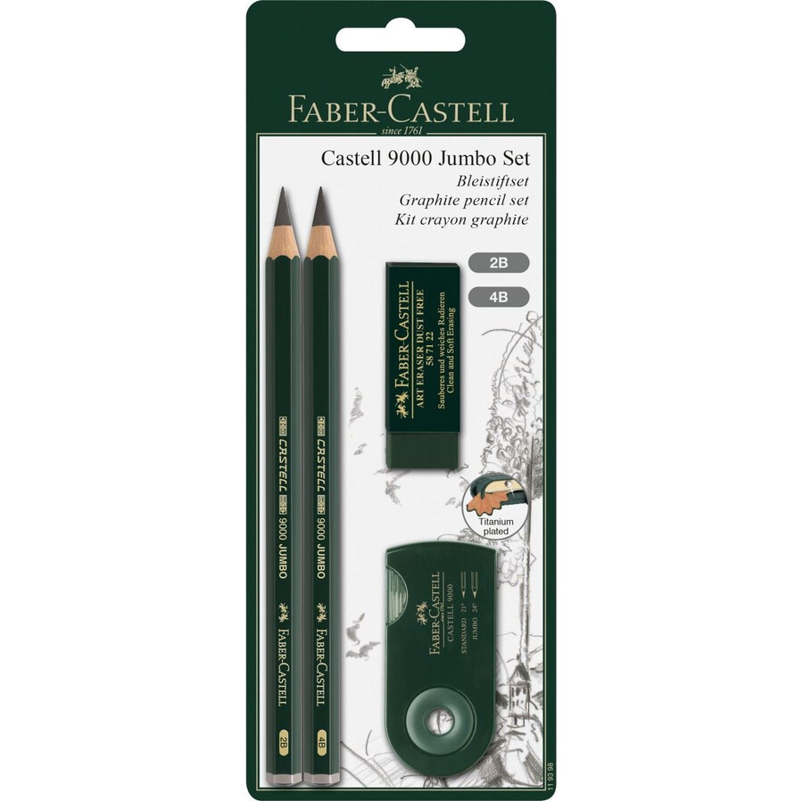 castell 9000 jumbo set za crtanje
