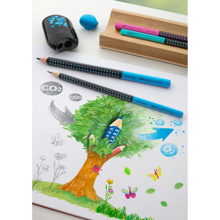 dvobojna grafitna olovka jumbo grip