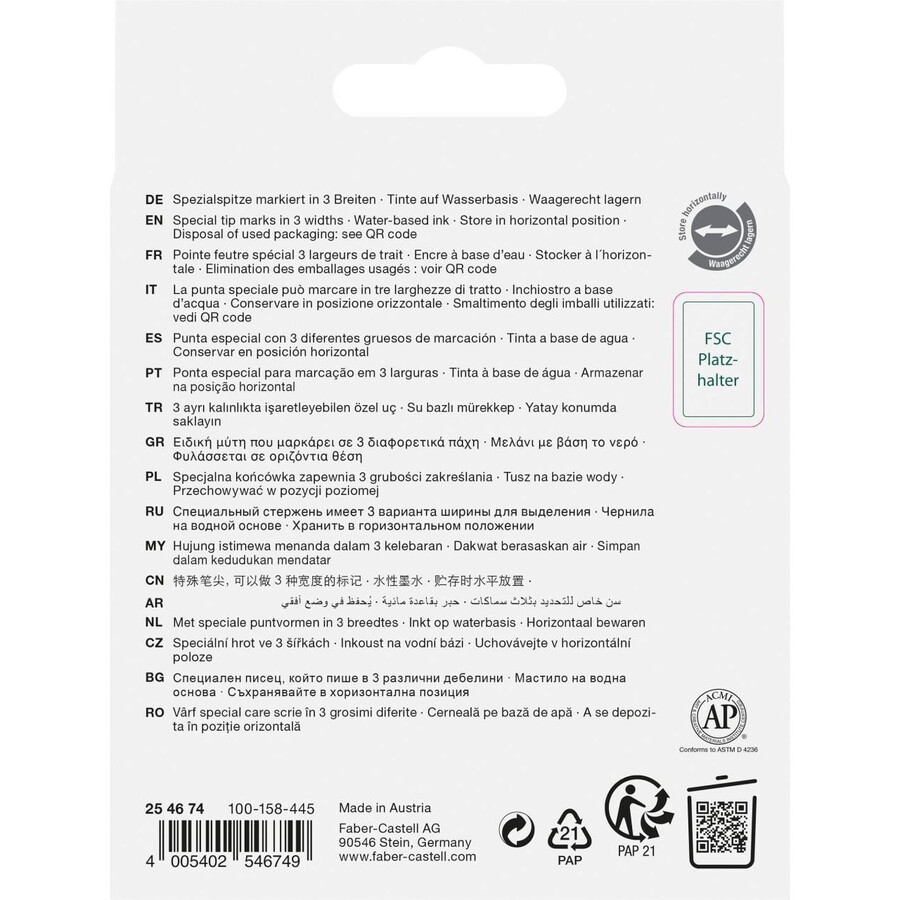 metalni marker textliner 46