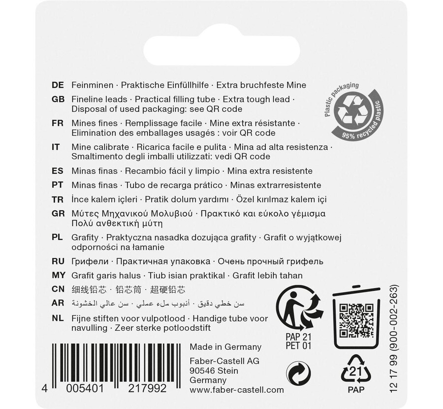 super-polimerna mina za fine linije