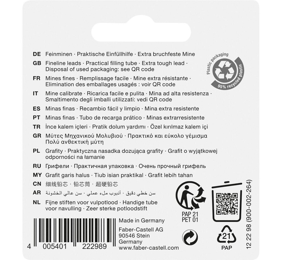 super-polimerna mina za fine linije