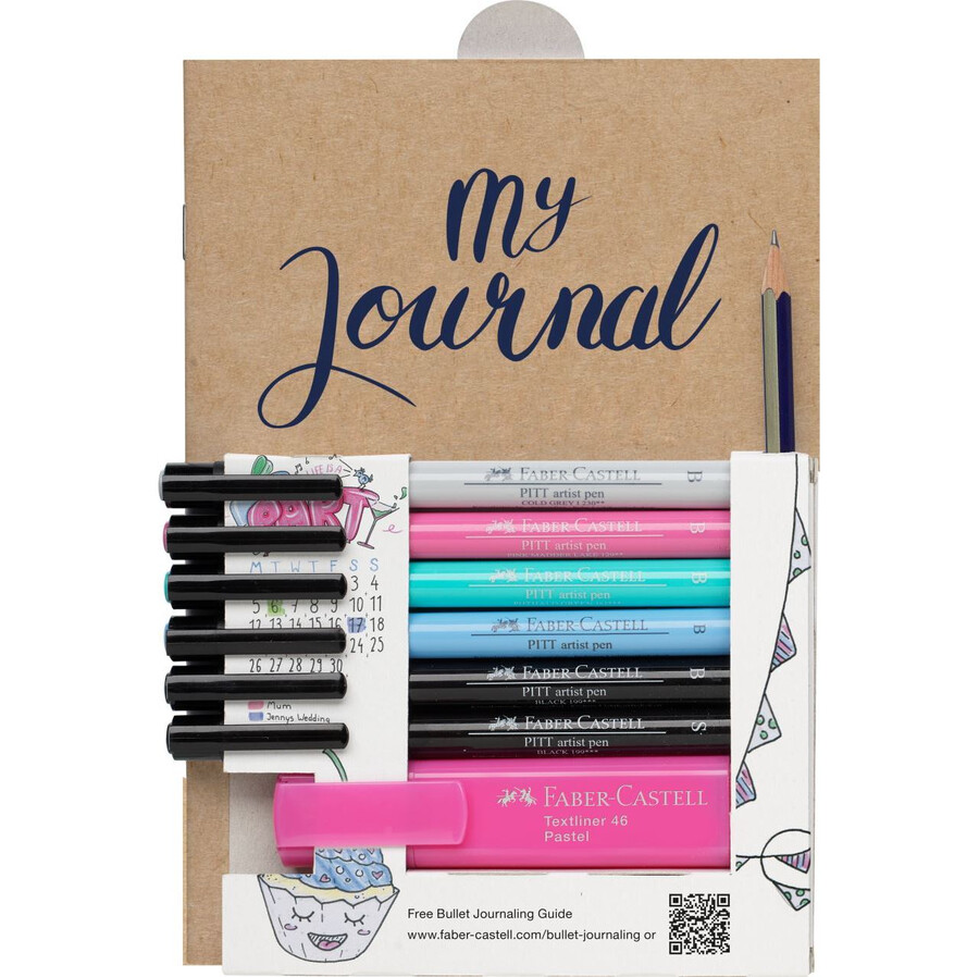 početni set za bullet journaling